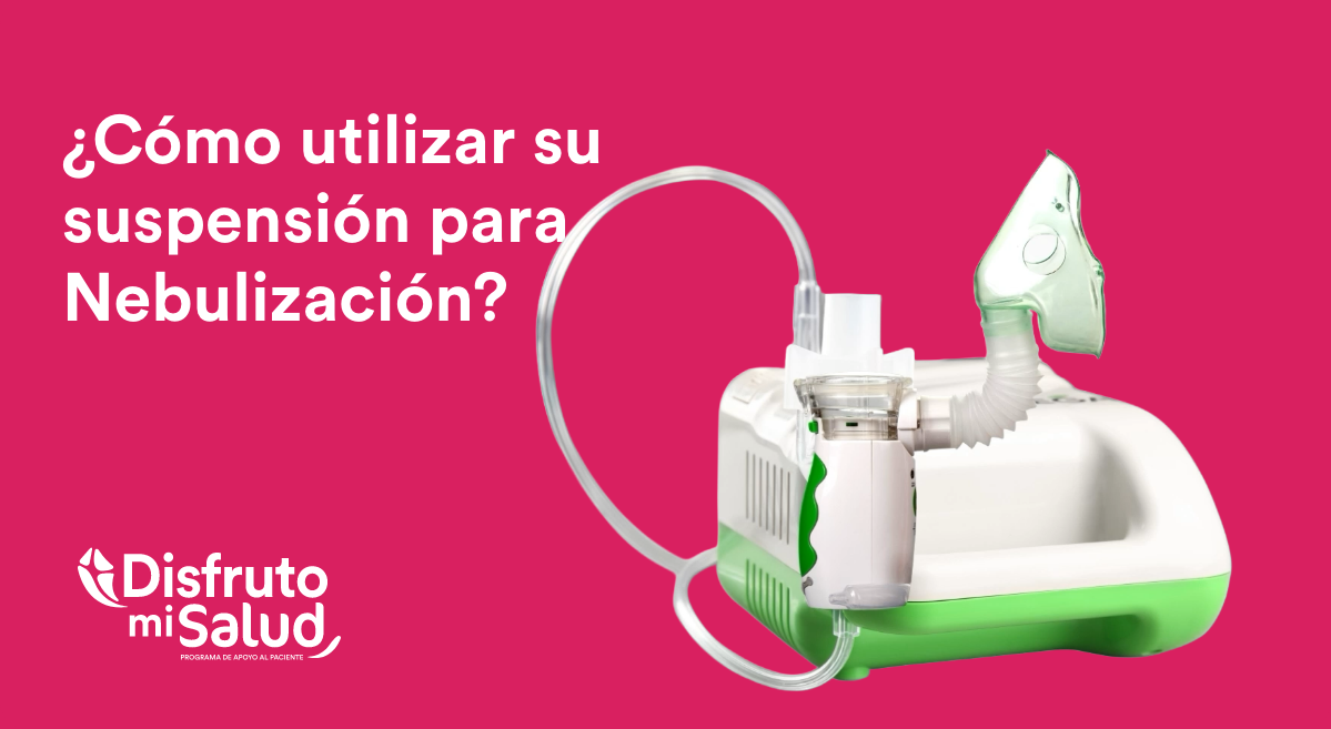 ¿Cómo utilizar su suspensión para nebulización? image