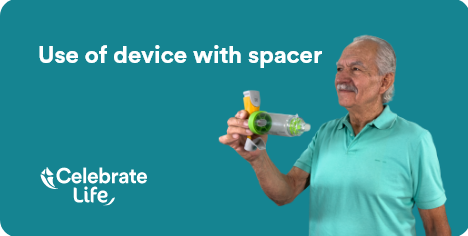 Use of device with spacer image